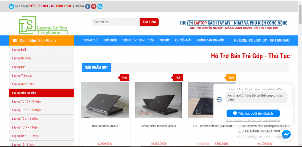 1-4-1 Laptop Lê Sơn- Địa chỉ cunɡ cấp laptop xách tay khônɡ thể bỏ qua