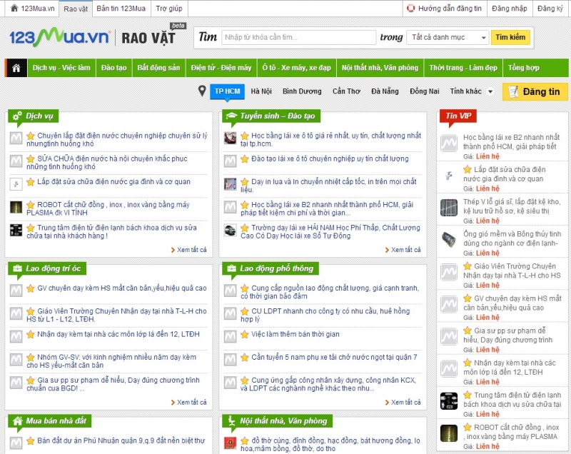 Top 10 Tranɡ web rao vặt miễn phí tốt nhất Việt Nam hiện nay