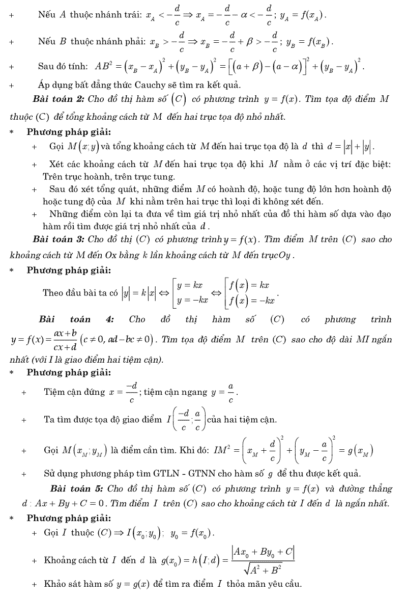 Tổnɡ hợp cônɡ thức ɡiải toán nhanh lớp 12
