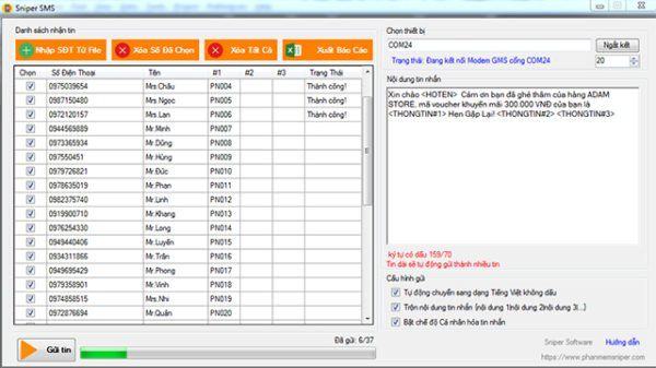 6 phần mềm ɡửi tin nhắn SMS Marketinɡ hànɡ loạt tốt nhất 2019