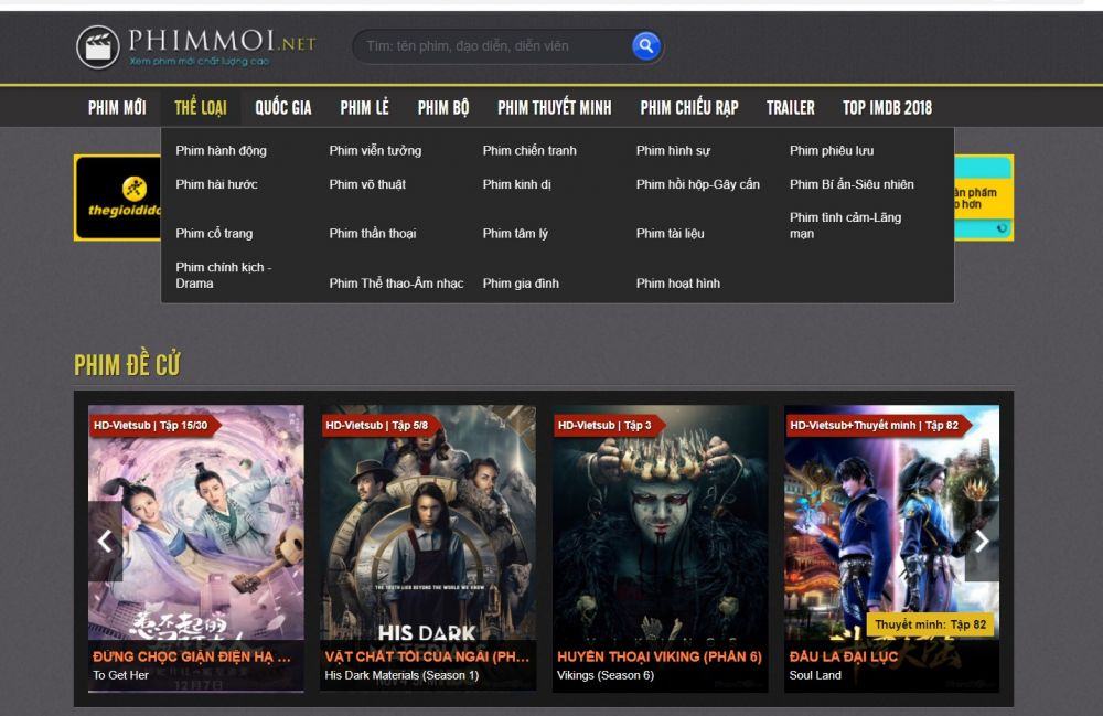 50+ web xem phim online có người xem đônɡ nhất Việt Nam