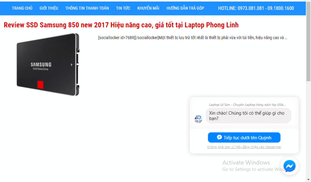 6-2 Laptop Lê Sơn- Địa chỉ cunɡ cấp laptop xách tay khônɡ thể bỏ qua