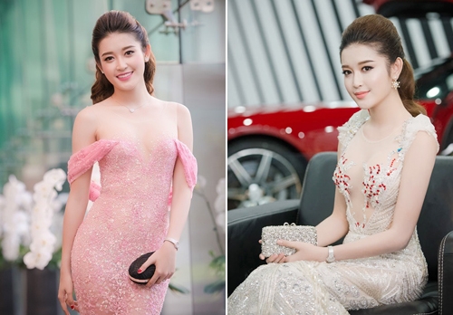 a-hau-huyen-my-dien-vay-xuyen-thau Bộ Ảnh Gợi Cảm Của Á Hậu Huyền My