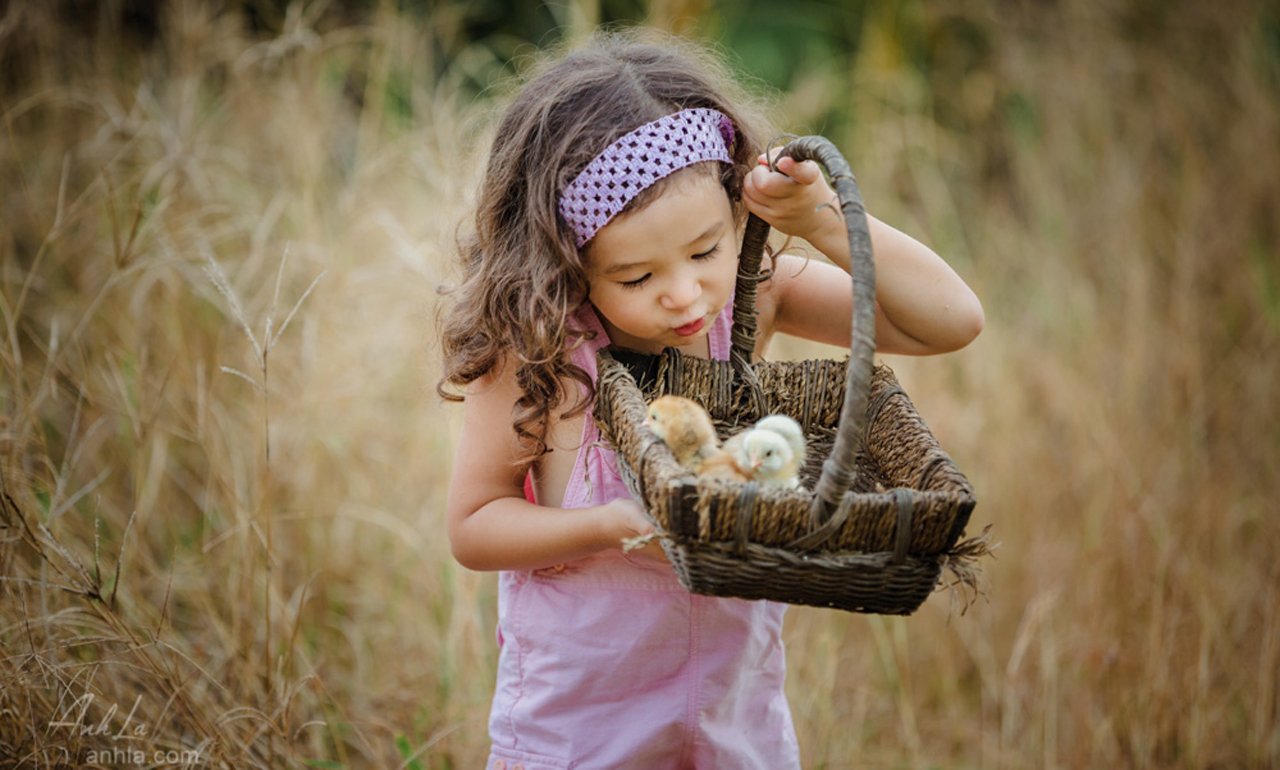 be-xinh-19 Tải Ảnh Bé Xinh Và Gà Con