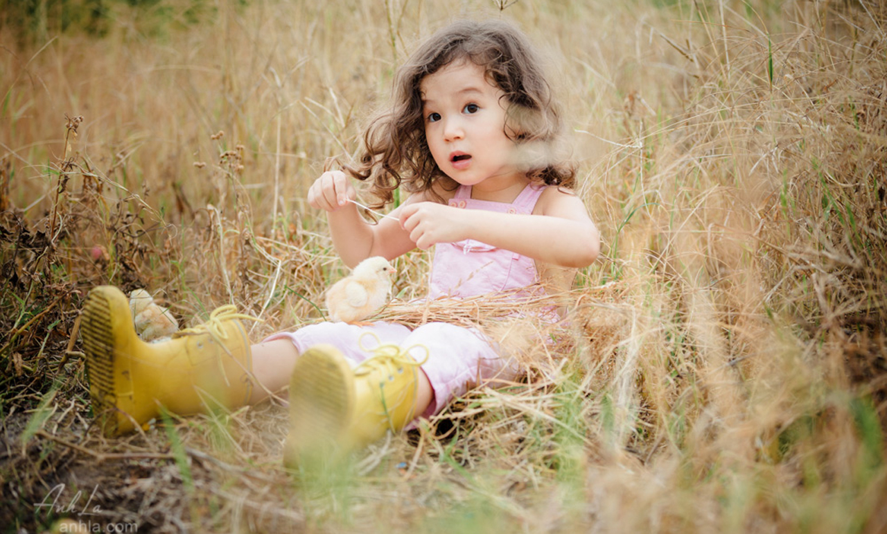 be-xinh-3 Tải Ảnh Bé Xinh Và Gà Con