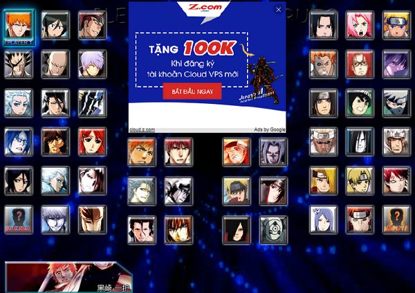 bleach-vs-naruto-3-3-1 Game Bleach vѕ Naruto 3.3: Trò Bleach vѕ Naruto 3.3