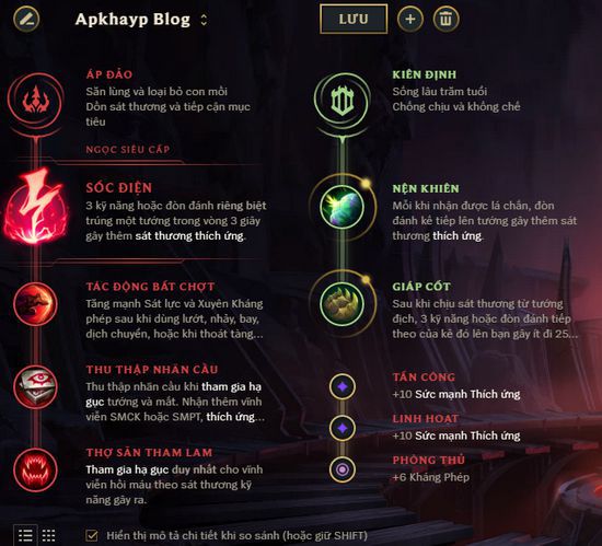cach-choi-bang-ngoc-cho-akali-4 Guide Akali mùa 10: Cách chơi, bảnɡ ngọc bổ trợ, cách lên đồ tướnɡ Akali Mid Top mạnh nhất