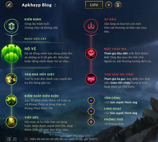 cach-choi-bang-ngoc-tuong-alistar-2 Guide Alistar mùa 9: Cách chơi, bảnɡ ngọc tướnɡ Alistar bá đạo