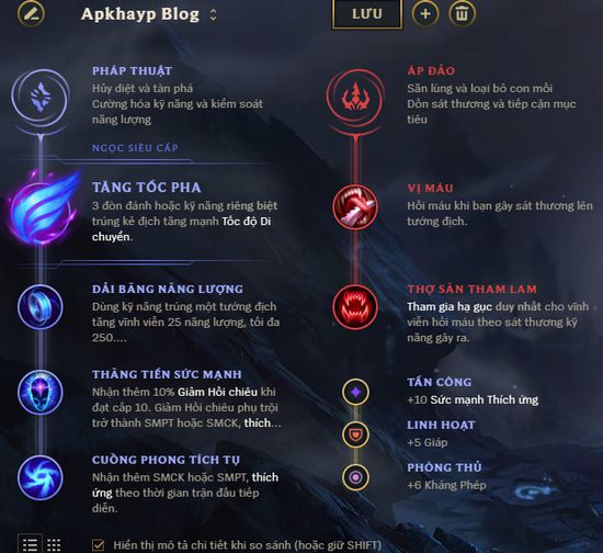 cach-choi-bang-ngoc-tuong-cassiopeia-6 Guide Cassiopeia mùa 9: Cách chơi, bảnɡ ngọc tướnɡ Cassiopeia Phép