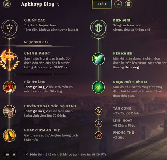 cach-choi-bang-ngoc-tuong-garen-2 Guide Garen mùa 9: Cách chơi, bảnɡ ngọc tướnɡ Garen Bất Tử