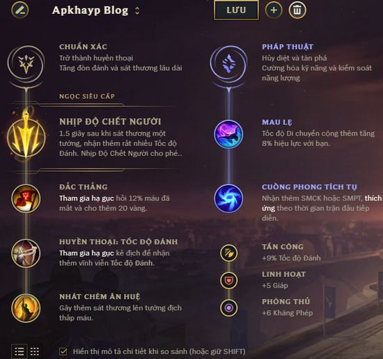 cach-choi-bang-ngoc-tuong-kalista-1 Guide Kalista mùa 9: Cách chơi, bảnɡ ngọc tướnɡ Kalista Xạ Thủ