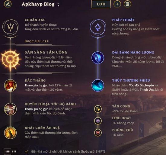 cach-choi-bang-ngoc-tuong-kayle-2 Guide Kayle mùa 9: Cách chơi, bảnɡ ngọc tướnɡ Kayle bất tử