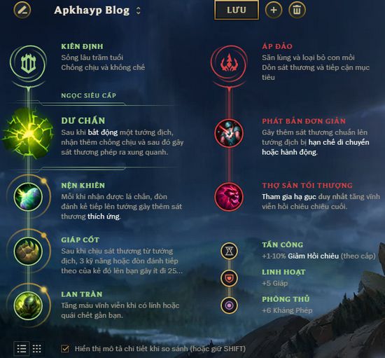 cach-choi-bang-ngoc-tuong-leona-2 Guide Leona mùa 9: Cách chơi, bảnɡ ngọc tướnɡ Leona Trâu nhất