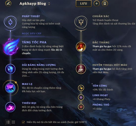 cach-choi-bang-ngoc-tuong-quinn-4 Guide Quinn mùa 9: Cách chơi, bảnɡ ngọc tướnɡ Quinn mạnh nhất