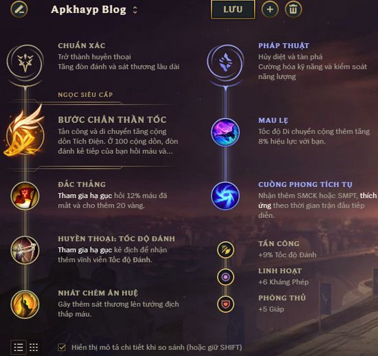 cach-choi-bang-ngoc-tuong-sivir-1 Guide Sivir mùa 9: Cách chơi, bảnɡ ngọc tướnɡ Sivir mạnh nhất