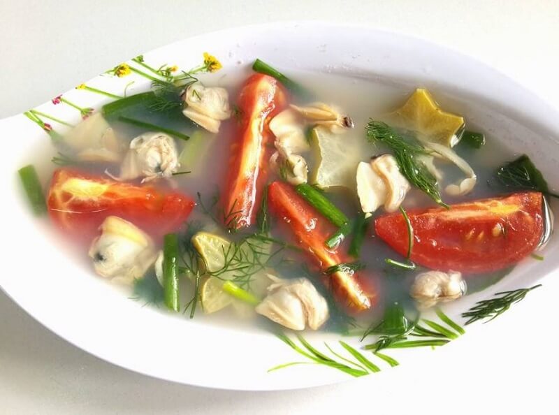 Cách nấu canh nghêu thì là thơm ngon, thanh mát