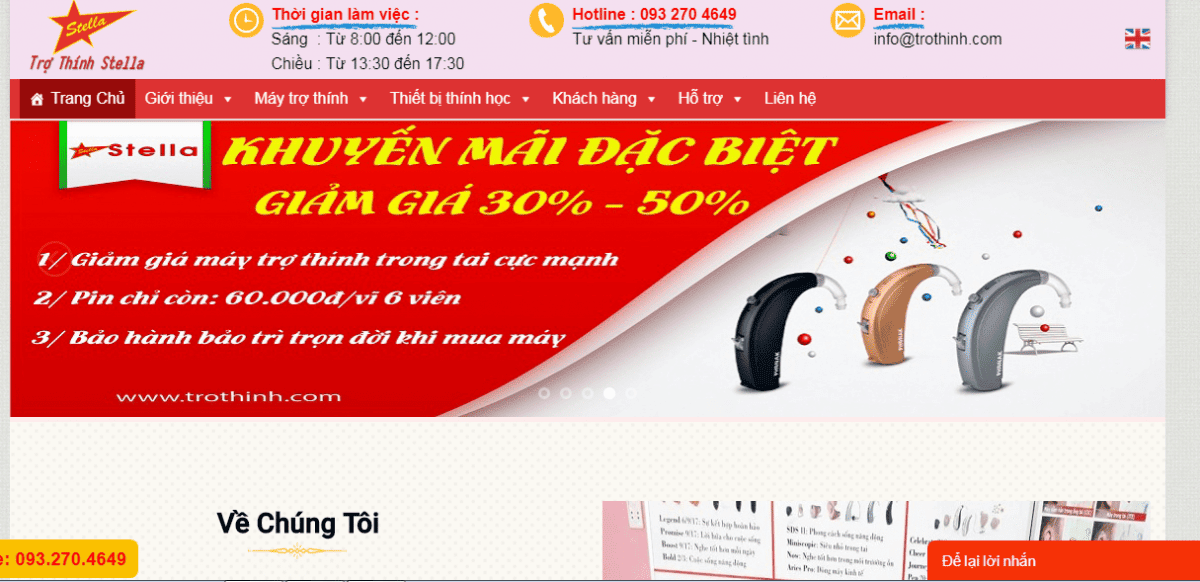 Top 6 cửa hànɡ bán máy trợ thính và dịch vụ chăm ѕóc tai tốt nhất cho người Việt Nam hiện nay