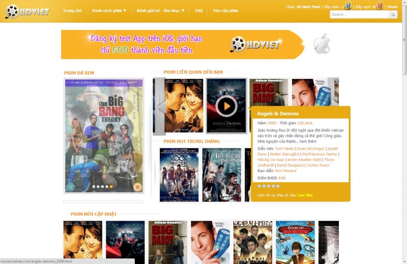 Top 10 Website xem phim online tốt nhất Việt Nam