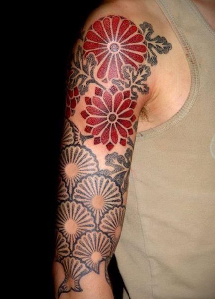 hinh-xam-hoa-cach-dieu-cho-nam 1000+ Hình Xăm Hoa Đẹp Cho Cả Nam Và Nữ (Phần 1)