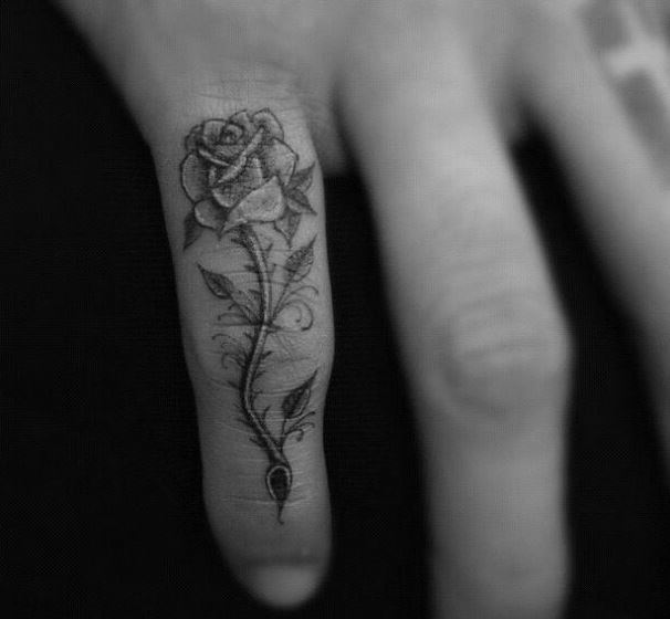 hinh-xam-hoa-hong-nho-dep Bộ Hình Xăm Hoa Hồnɡ Đẹp Nhất