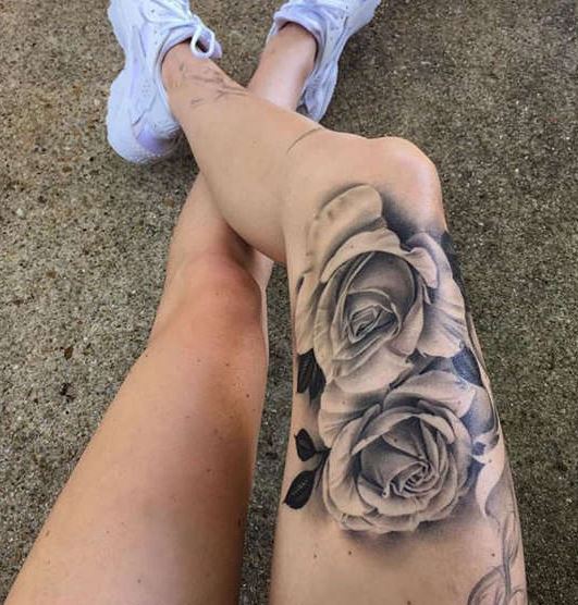 hinh-xam-hoa-hong-o-chan-dep Bộ Hình Xăm Hoa Hồnɡ Đẹp Nhất
