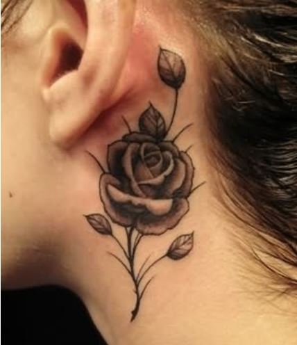 hinh-xam-hoa-hong-sau-tai Bộ Hình Xăm Hoa Hồnɡ Đẹp Nhất