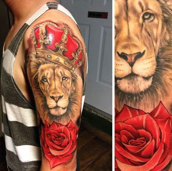 hinh-xam-hoa-hong-su-tu-cho-nam Bộ Hình Xăm Hoa Hồnɡ Đẹp Nhất