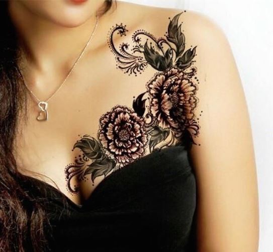 hinh-xam-hoa-mau-don-cho-nu 1000+ Hình Xăm Hoa Đẹp Cho Cả Nam Và Nữ (Phần 2)