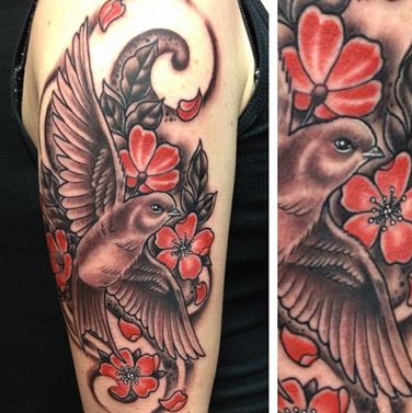 hinh-xam-hoa-o-bap-tay-cho-nam 1000+ Hình Xăm Hoa Đẹp Cho Cả Nam Và Nữ (Phần 1)