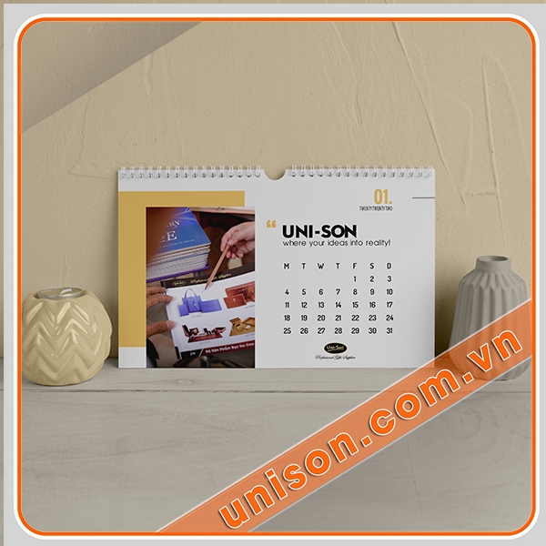Lịch để bàn hình 7