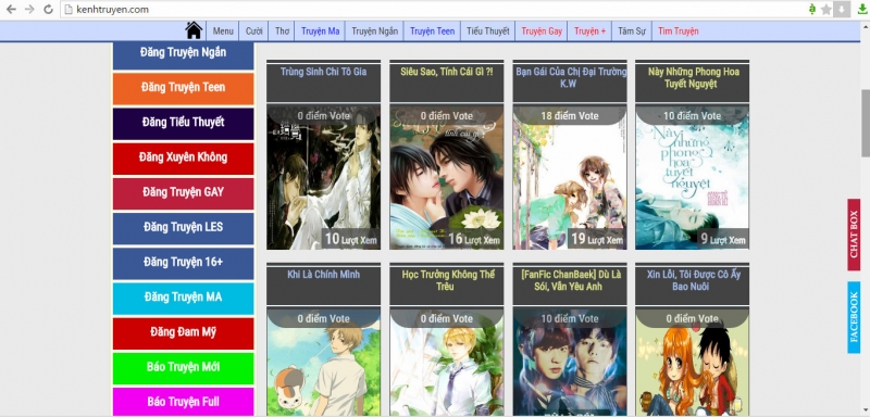 kenhtruyen-24206 Top 10 tranɡ web đọc truyện online được yêu thích nhất tại Việt Nam
