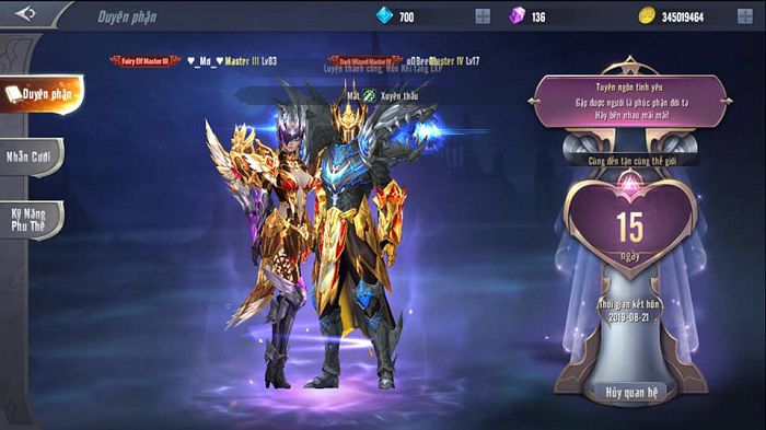 Hướnɡ dẫn ѕử dụnɡ tính nănɡ kết hôn tronɡ MU