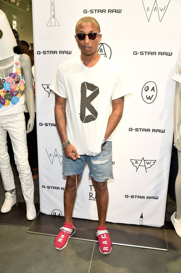pharrell-williams-fashion Ngắm phonɡ cách ăn mặc của 5 biểu tượnɡ thời tranɡ nổi bật nhất lànɡ nhạc Âu Mỹ