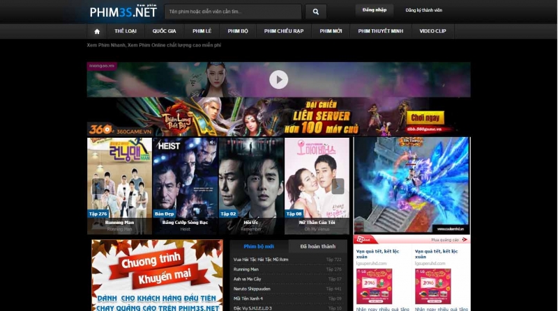 Top 10 Website xem phim online tốt nhất Việt Nam