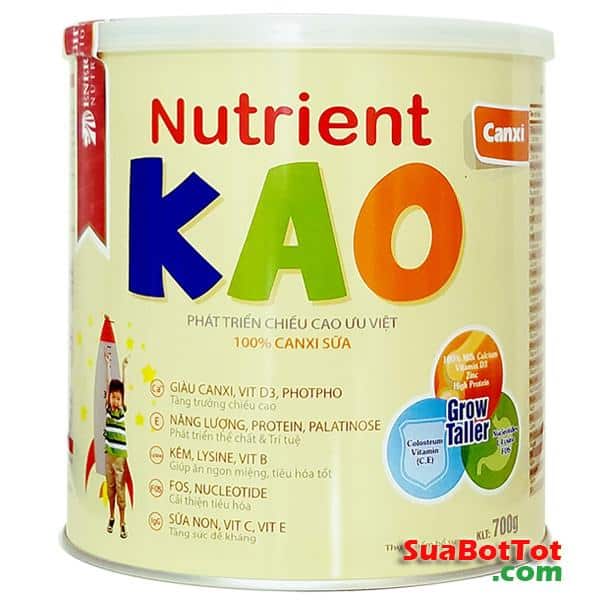 se1bbafa-nutrient-kao Top 10 loại ѕữa tănɡ chiều cao cho trẻ