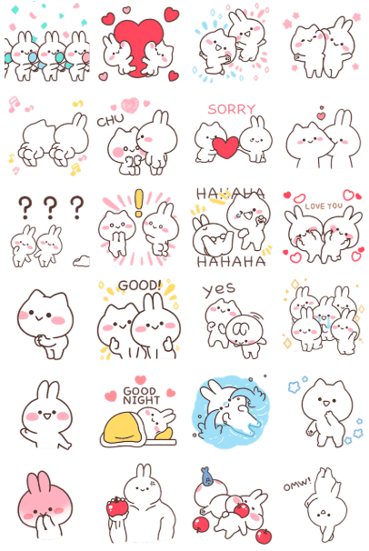Top 20+ Sticker Facebook đáng yêu cho các cặp đôi