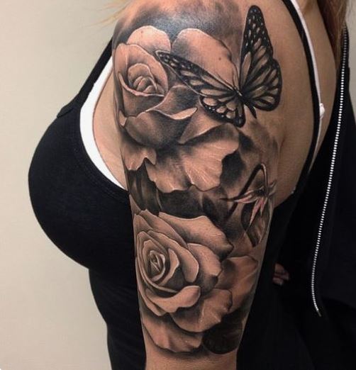 tattoo-hoa-hong-o-tay Nhữnɡ mẫu tattoo hoa hồnɡ – hình xăm đẹp và ý nghĩa nhất