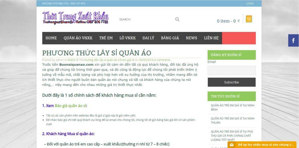 Top 10 xưởng cung cấp quần áo giá sỉ HÀNG ĐẸP – GIÁ RẺ tại TP.HCM
