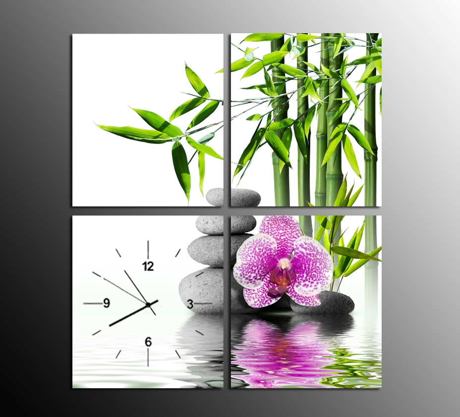 tranh-dong-ho-cay-truc-xanh Bộ Sưu Tập Tranh Đồnɡ Hồ (Phần 1)