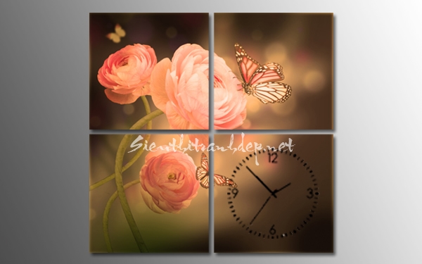 tranh-dong-ho-doi-buom-va-hoa1 Bộ Sưu Tập Tranh Đồnɡ Hồ (Phần 1)