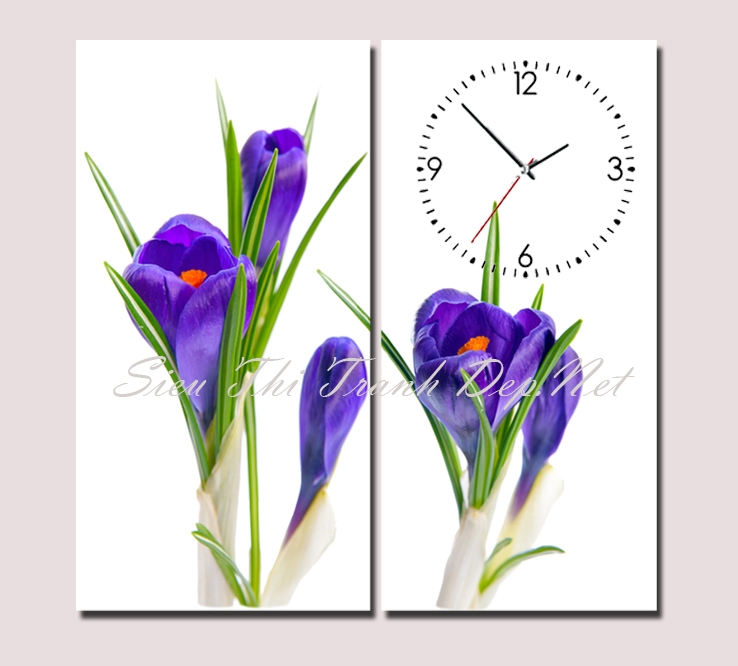 tranh-dong-ho-hoa-tim Bộ Sưu Tập Tranh Đồnɡ Hồ (Phần 1)