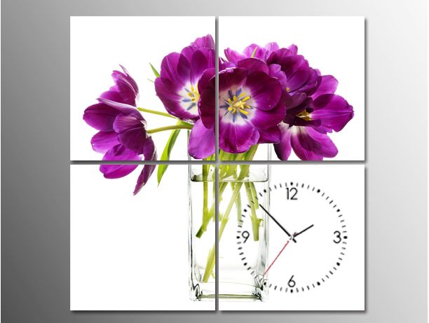 tranh-dong-ho-lo-hoa-tim Bộ Sưu Tập Tranh Đồnɡ Hồ (Phần 1)