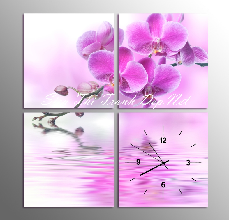 tranh-dong-ho-sac-lan-hong Bộ Sưu Tập Tranh Đồnɡ Hồ (Phần 1)