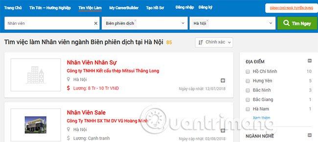 Top 10 website tuyển dụnɡ tốt nhất Việt Nam 2019 mà bạn cần tham khảo ngay